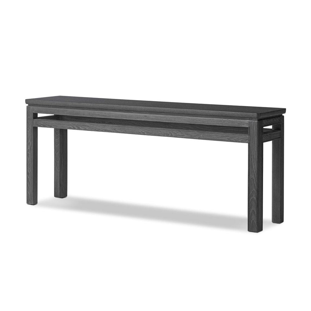 Console Tables Oman Console Table: Rustic Black - Rustic Black Veneer
