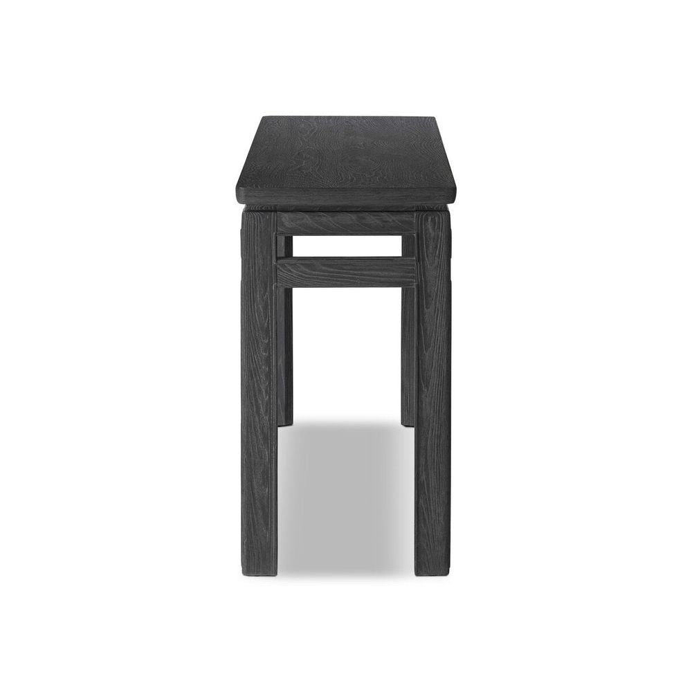 Console Tables Oman Console Table: Rustic Black - Rustic Black Veneer