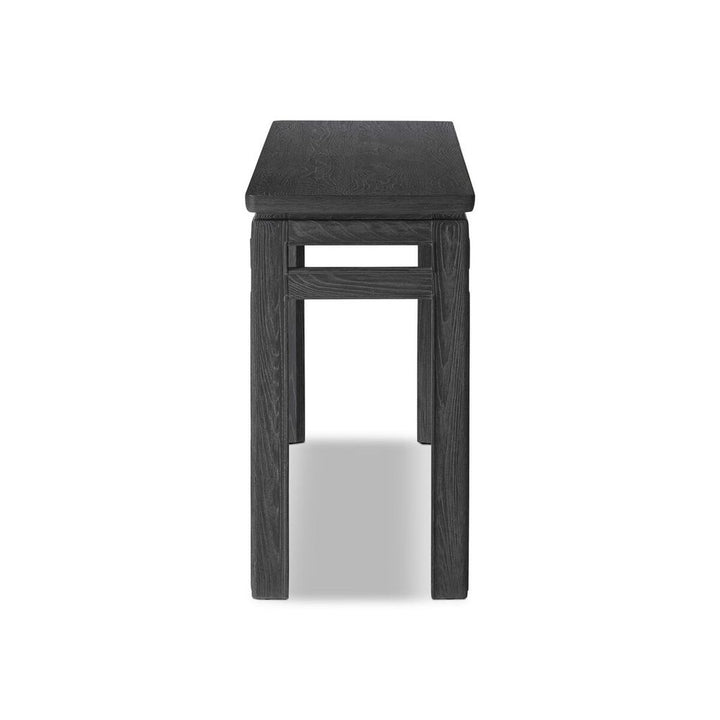Console Tables Oman Console Table: Rustic Black - Rustic Black Veneer