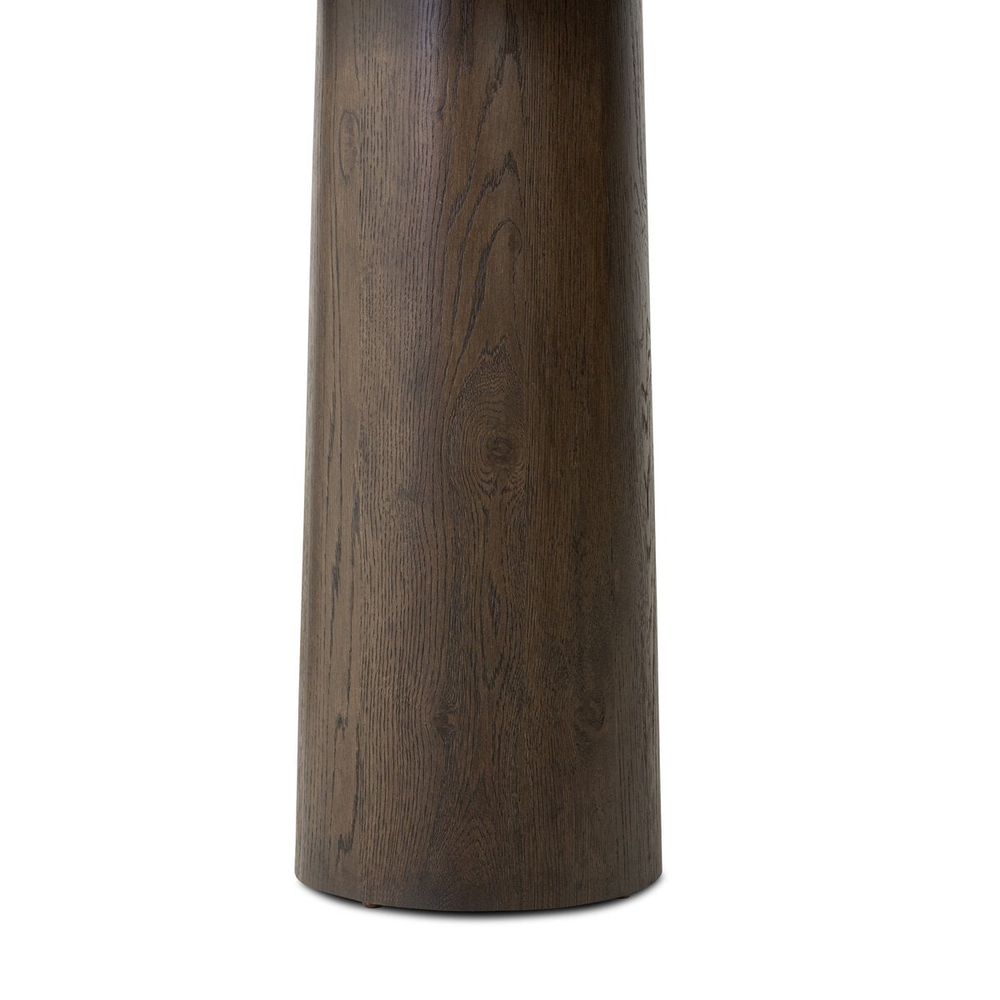 Valen Console Table: Rustic Brown Oak Veneer