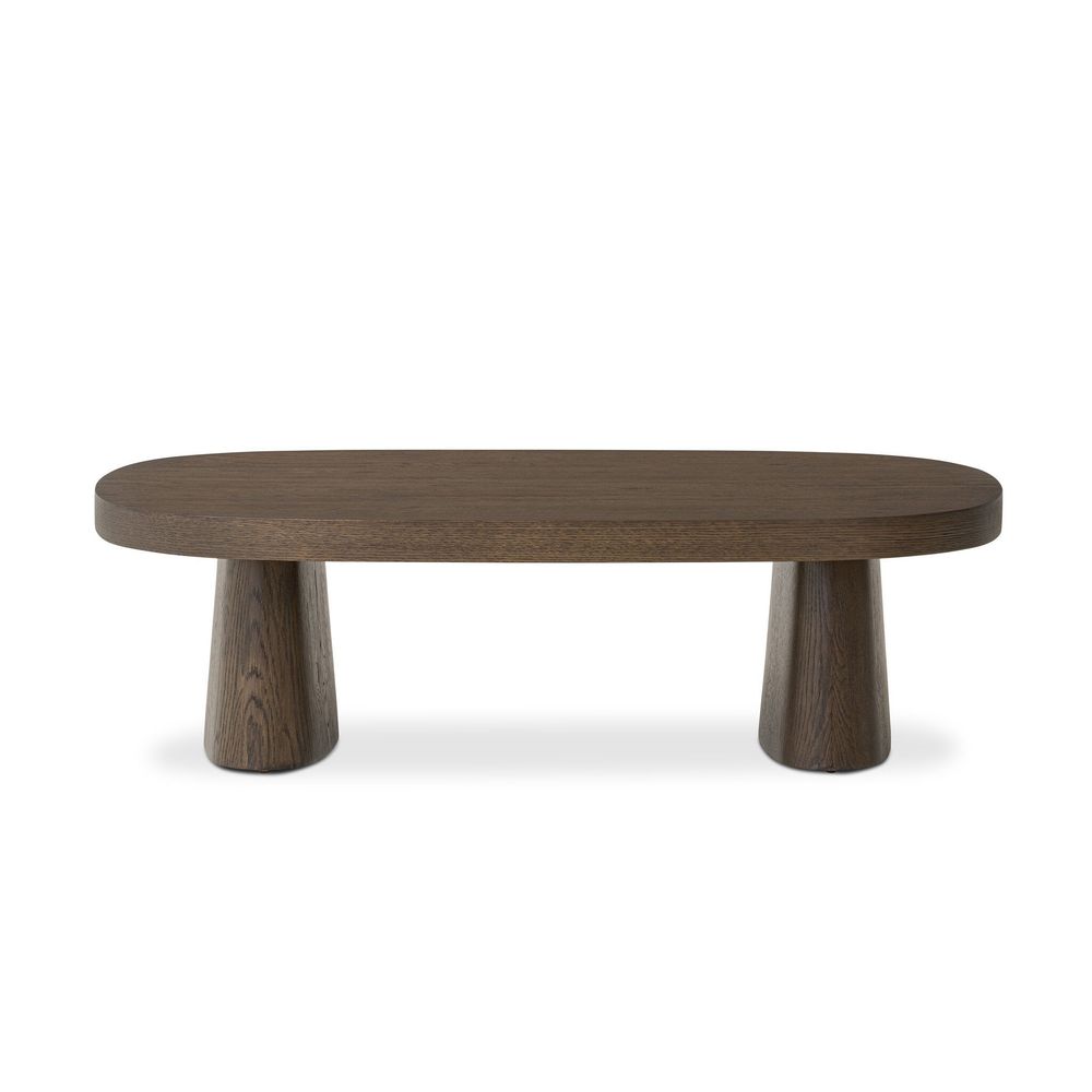 Coffee Tables Valen Coffee Table - Rustic Brown Oak Veneer