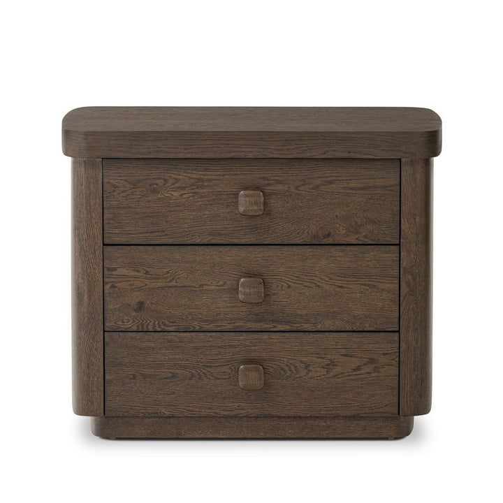 Nightstands Valen Nightstand - Rustic Brown Oak Veneer