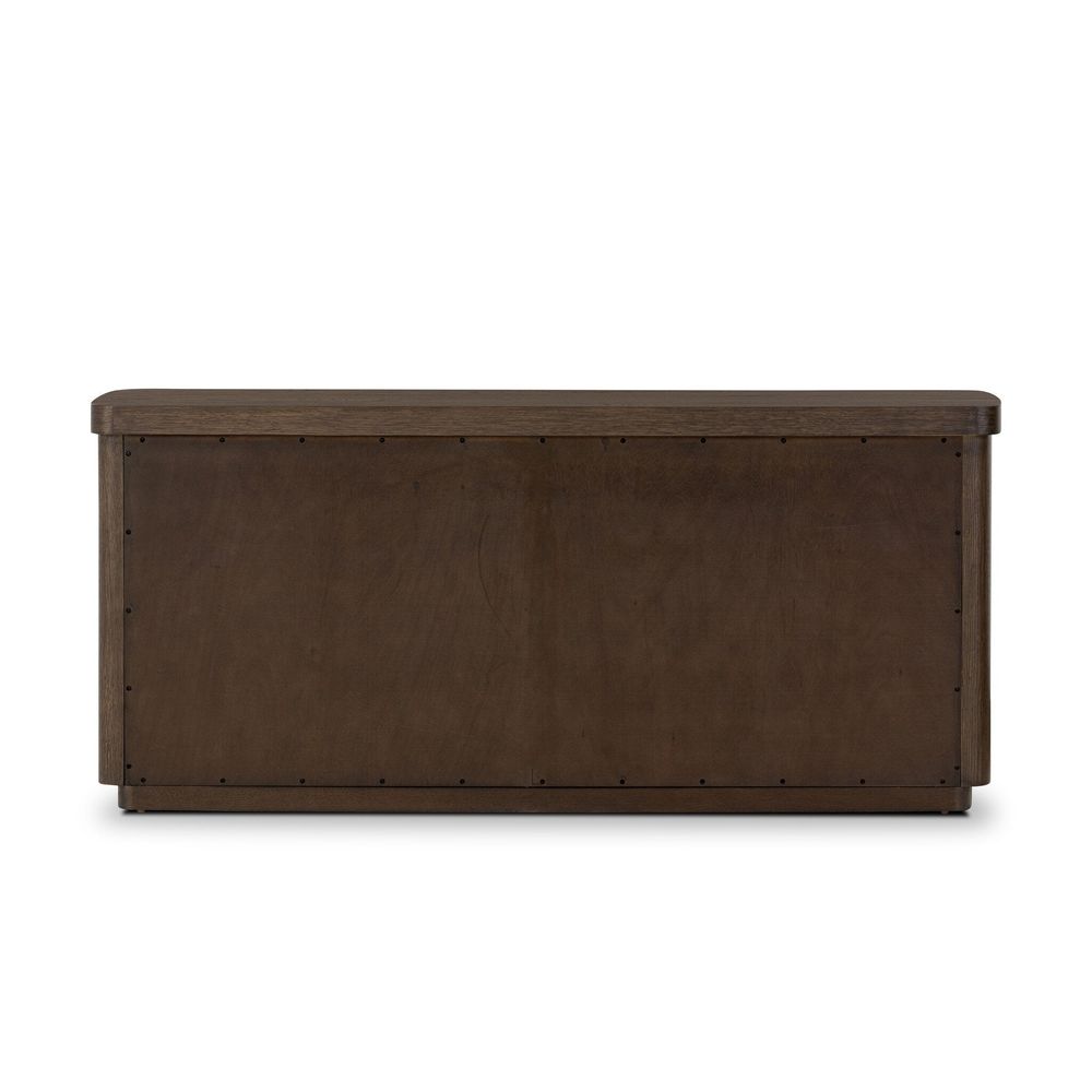 Valen 6 Drawer Dresser - Rustic Brown Oak Veneer