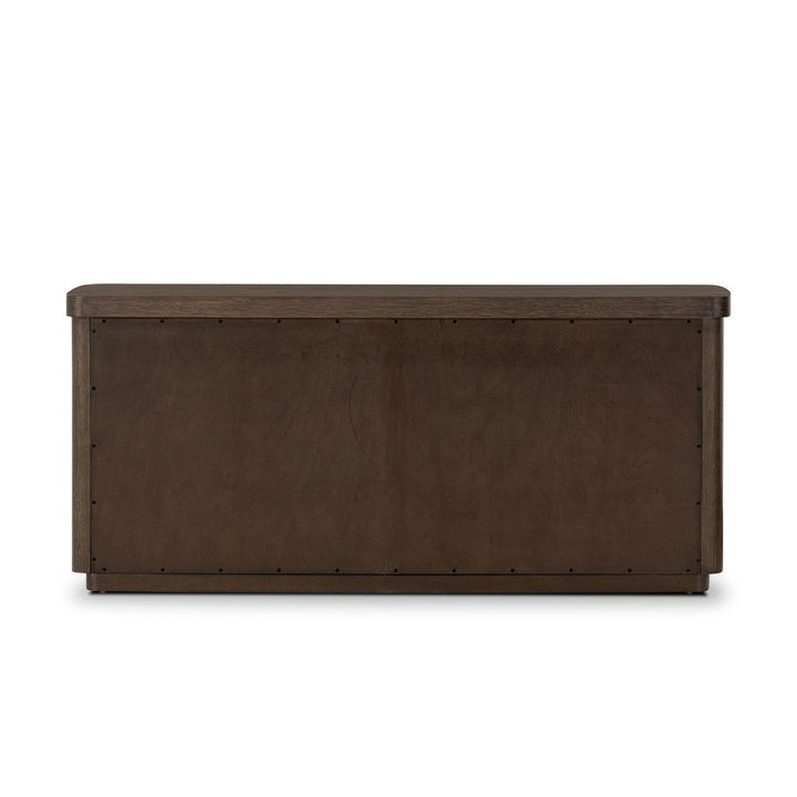Valen 6 Drawer Dresser - Rustic Brown Oak Veneer