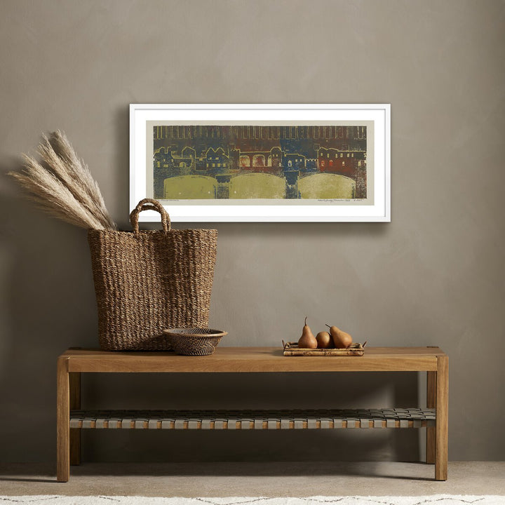 Ponte Vecchio By Pepi Sprohge - 40"X18" - White Maple