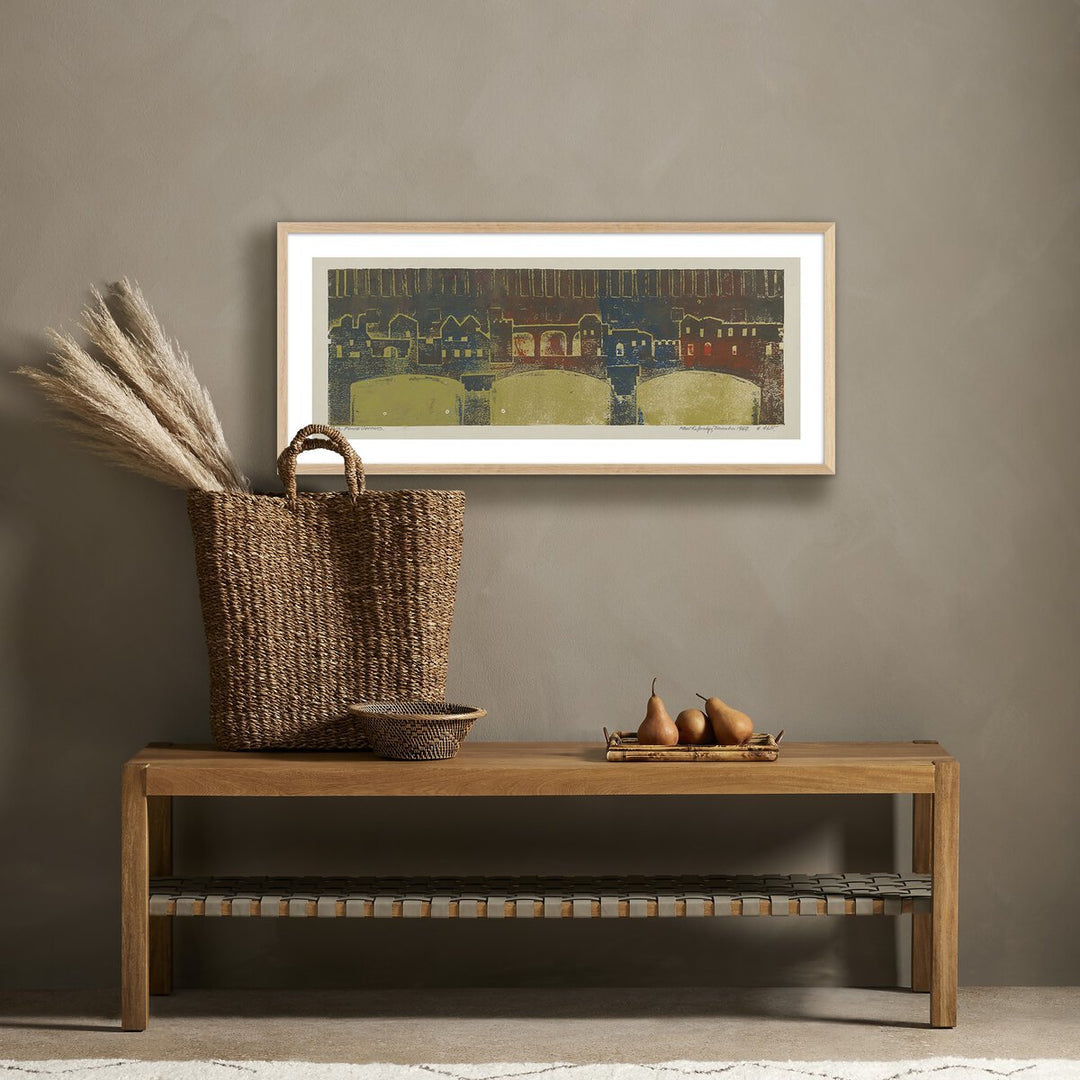 Ponte Vecchio By Pepi Sprohge - 40"X18" - White Oak