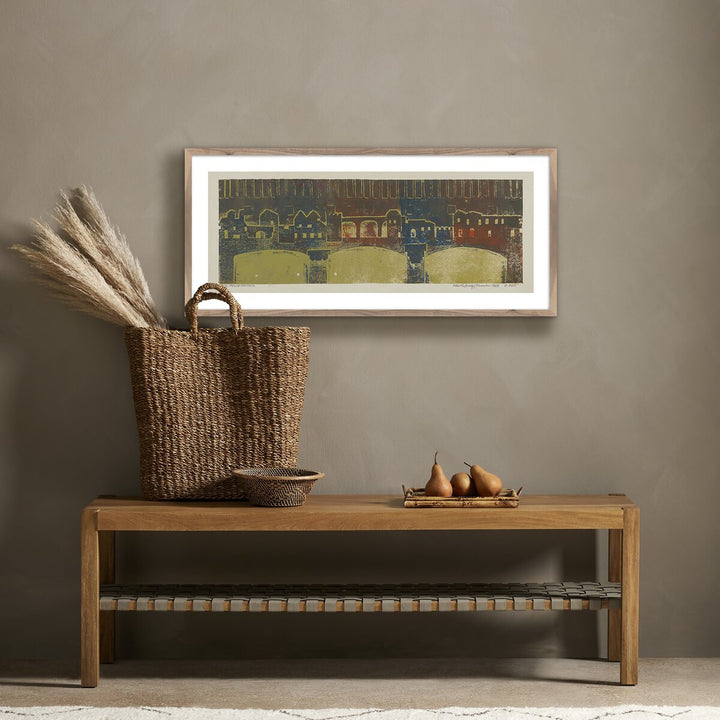 Ponte Vecchio By Pepi Sprohge - 40"X18" - Rustic Walnut