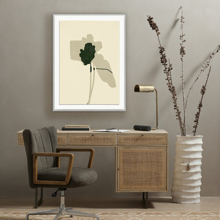 Stems 3 By Fox Studios - 30"X40" - Grey Acrylic Shadow Box