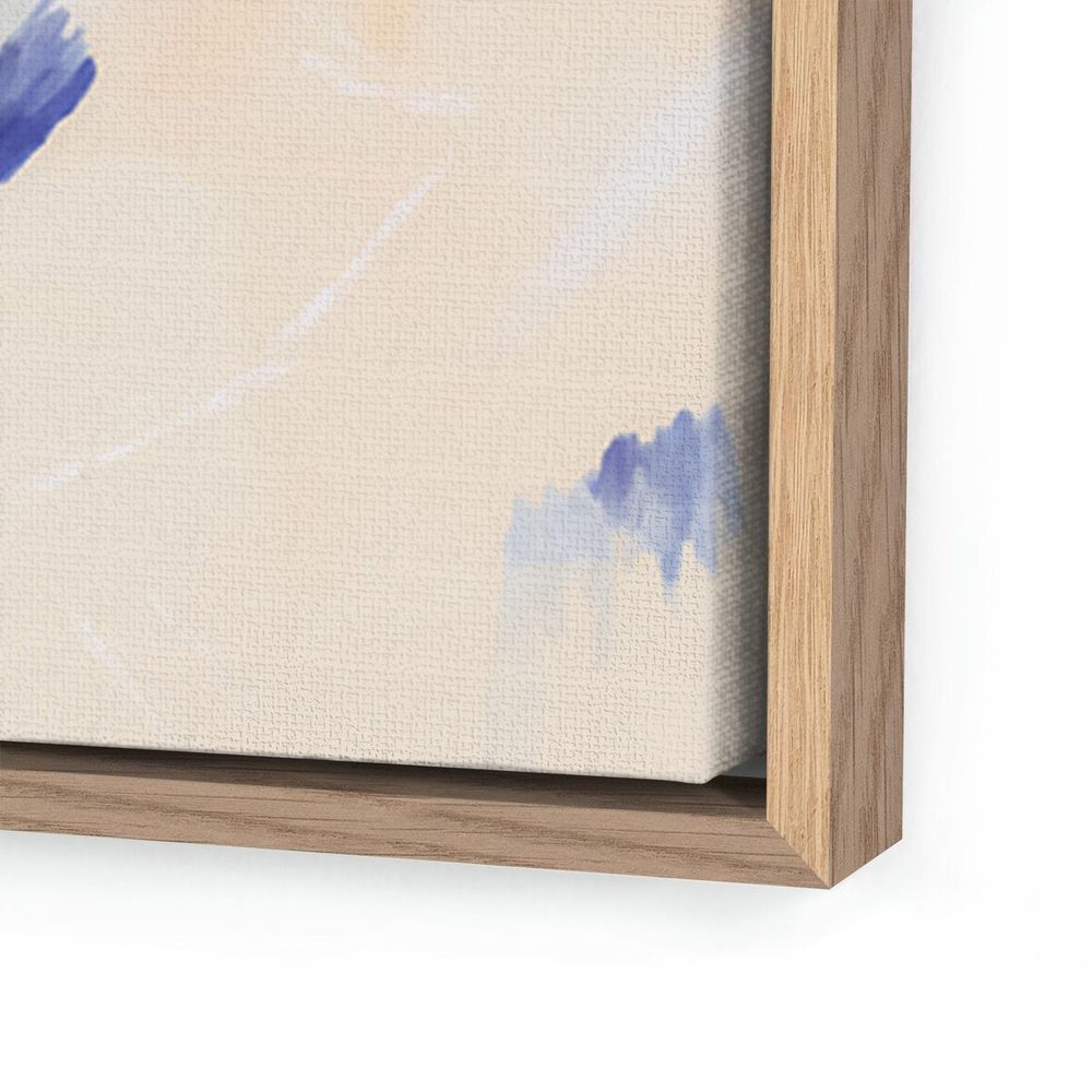Wall Art Unfolding No 2 By Patricia Vargas - 24"X32" - White Oak Floater