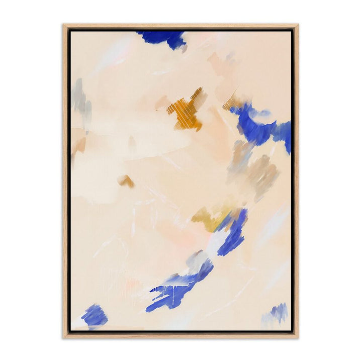 Wall Art Unfolding No 2 By Patricia Vargas - 24"X32" - White Oak Floater