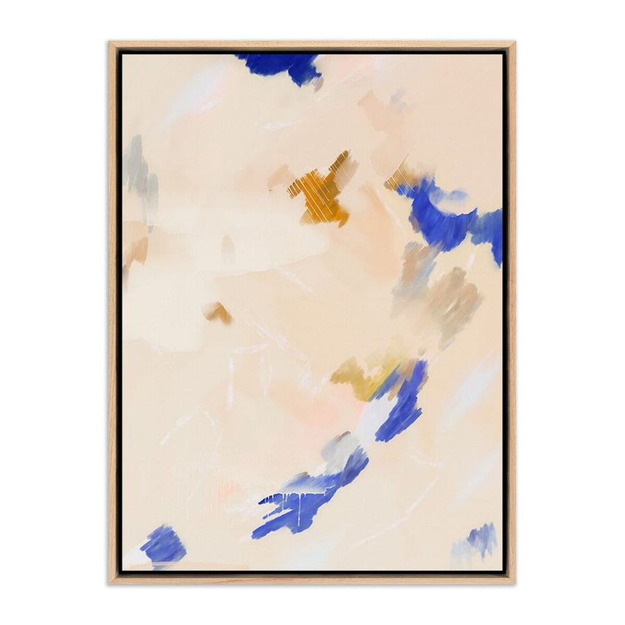 Wall Art Unfolding No 2 By Patricia Vargas - 24"X32" - White Oak Floater