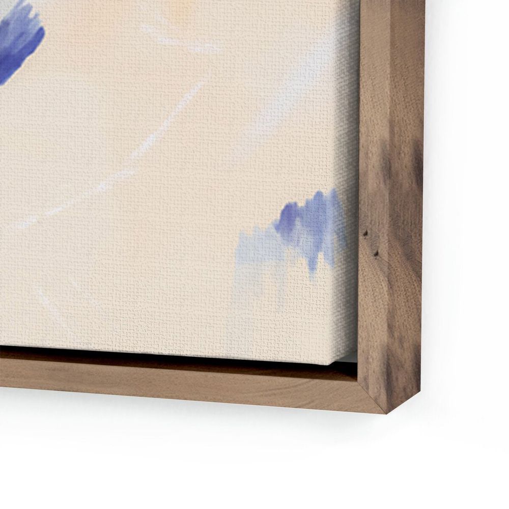 Wall Art Unfolding No 2 By Patricia Vargas - 40"X60" - Rustic Walnut Floater