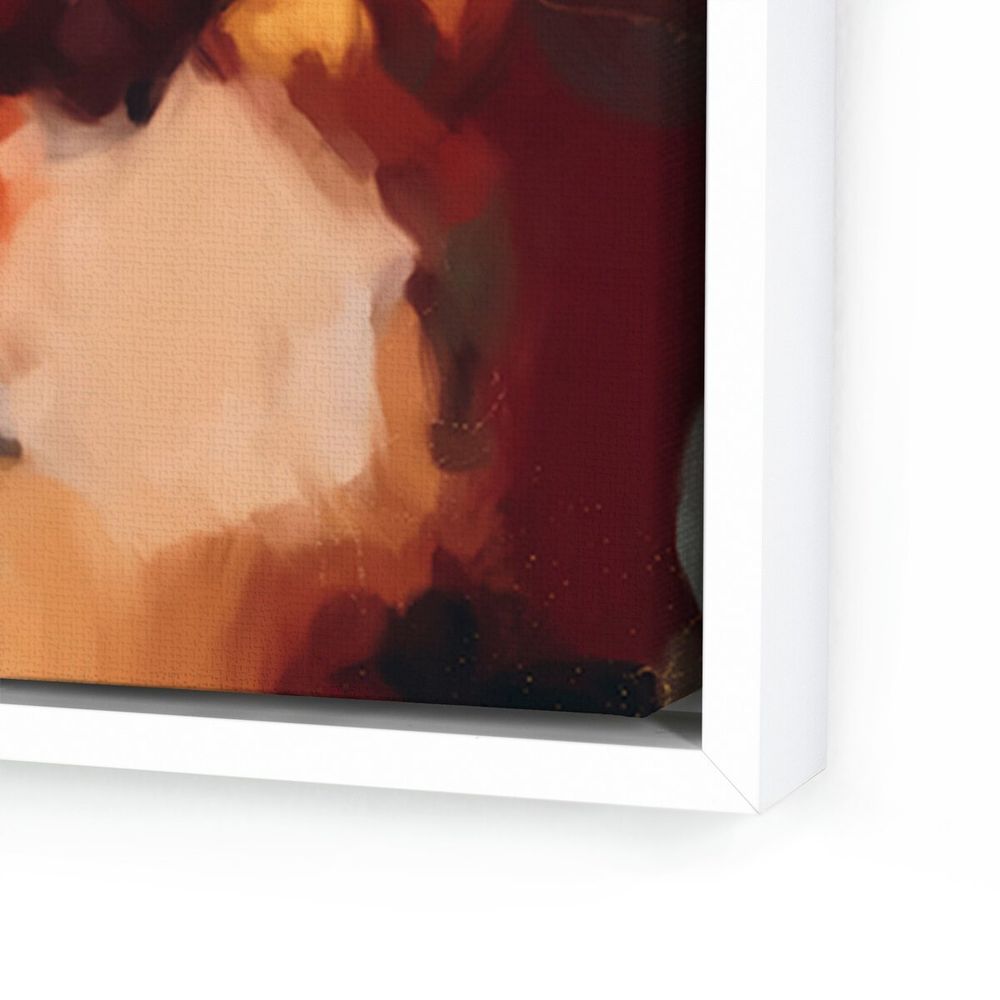 Wall Art Ember By Patricia Vargas - 36"X48" - White Maple Floater