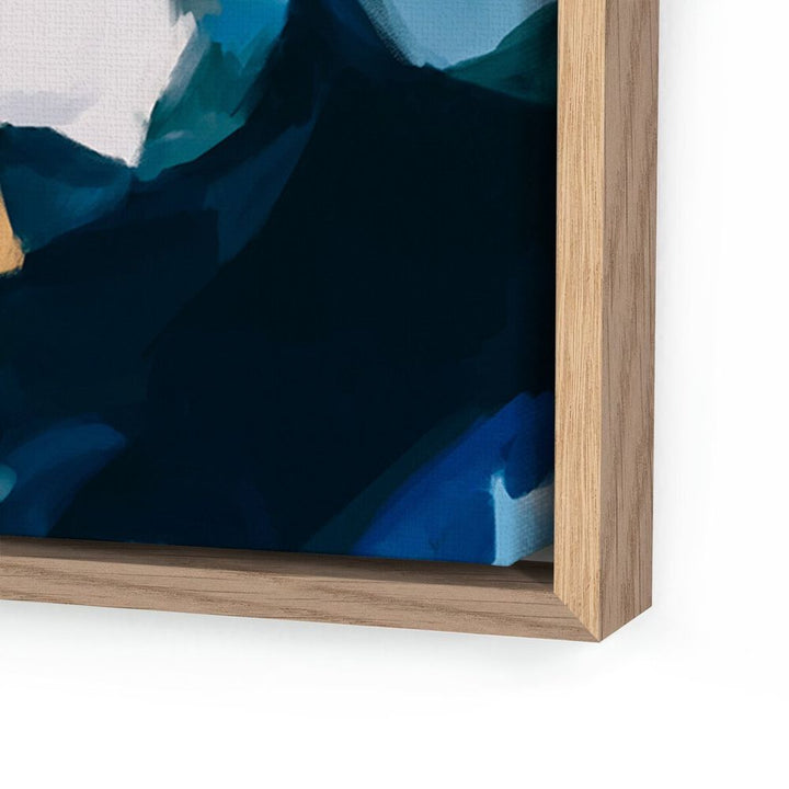 Wall Art Delta By Patricia Vargas - 40"X40" - White Oak Floater