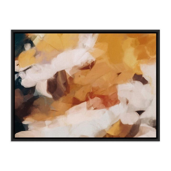 Wall Art Clay By Patricia Vargas - 32"X24" - Black Maple Floater