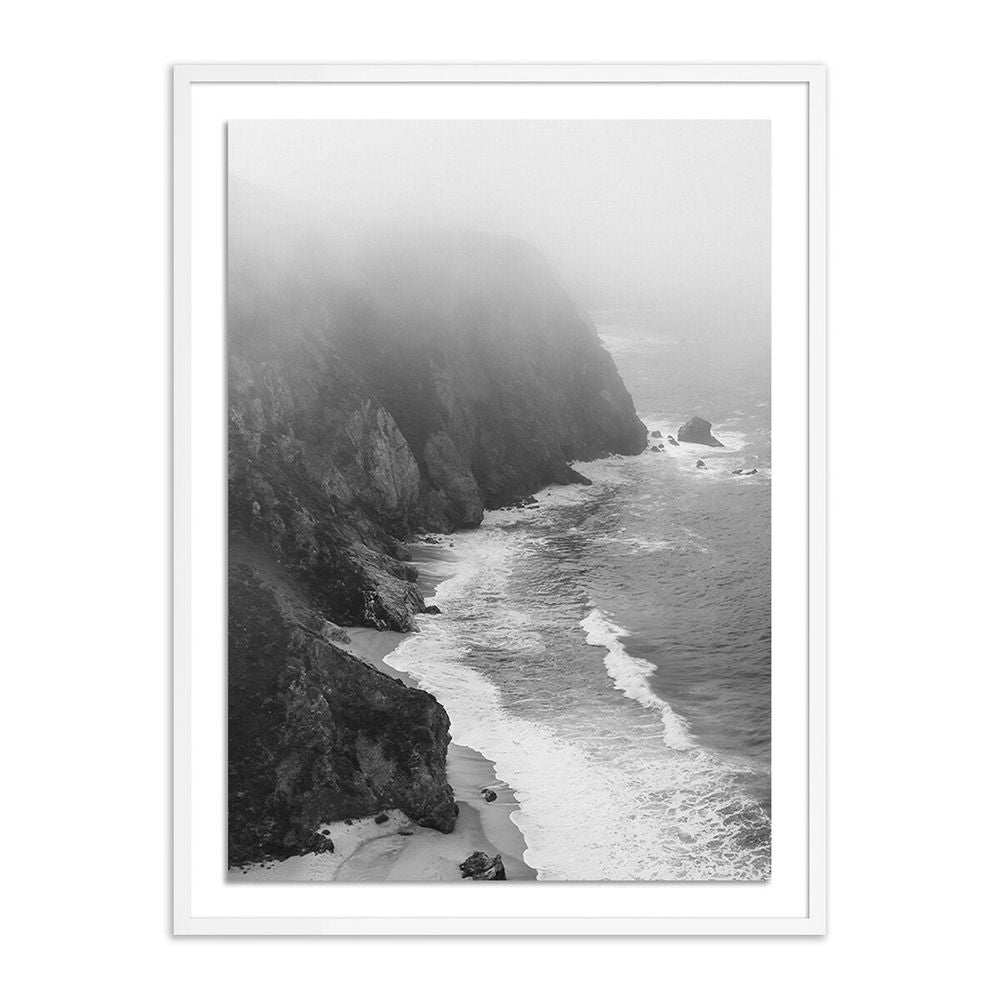 Wall Art Escape/Big Sur, Ca By Wesley And Emma Teague - 18"X24" - White Maple