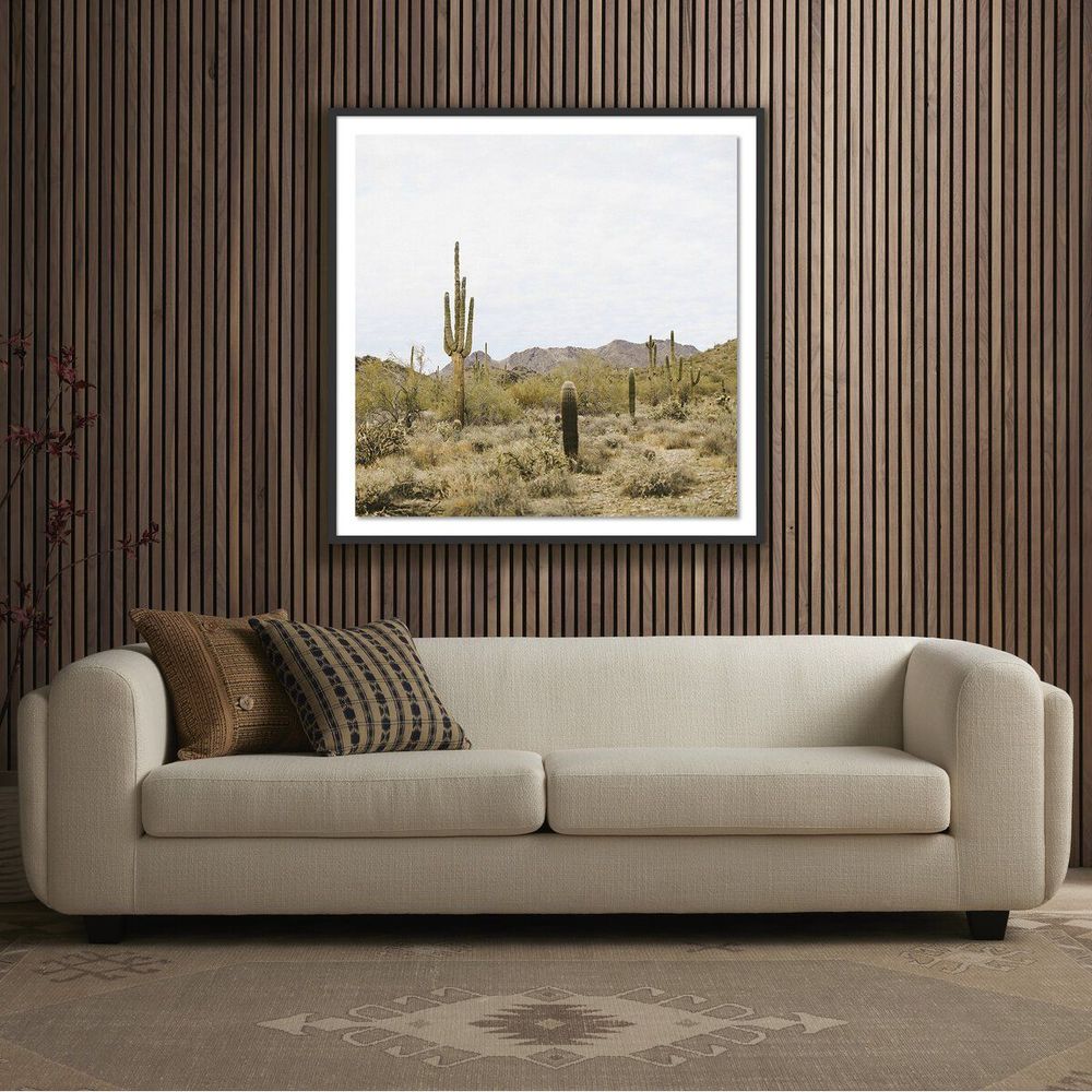 Wall Art High Desert By Wesley And Emma Teague - 40"X40" - Black Maple