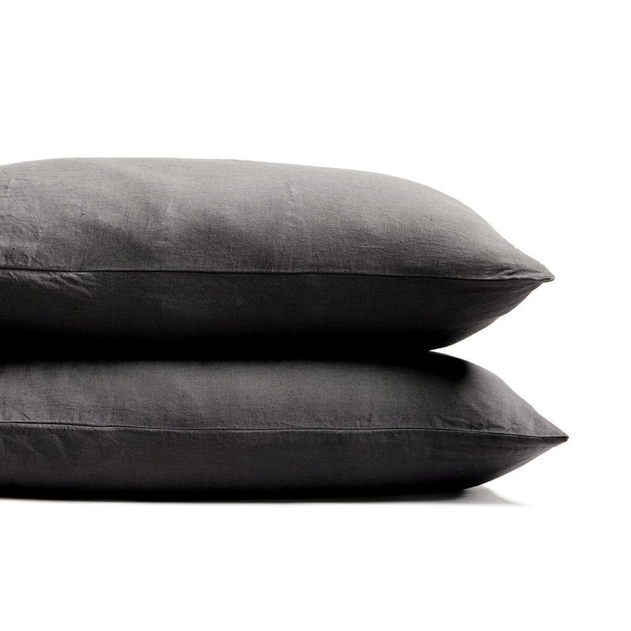 Bedding: Shams Fable Sham, Set Of 2 - Sable Dark Grey - King