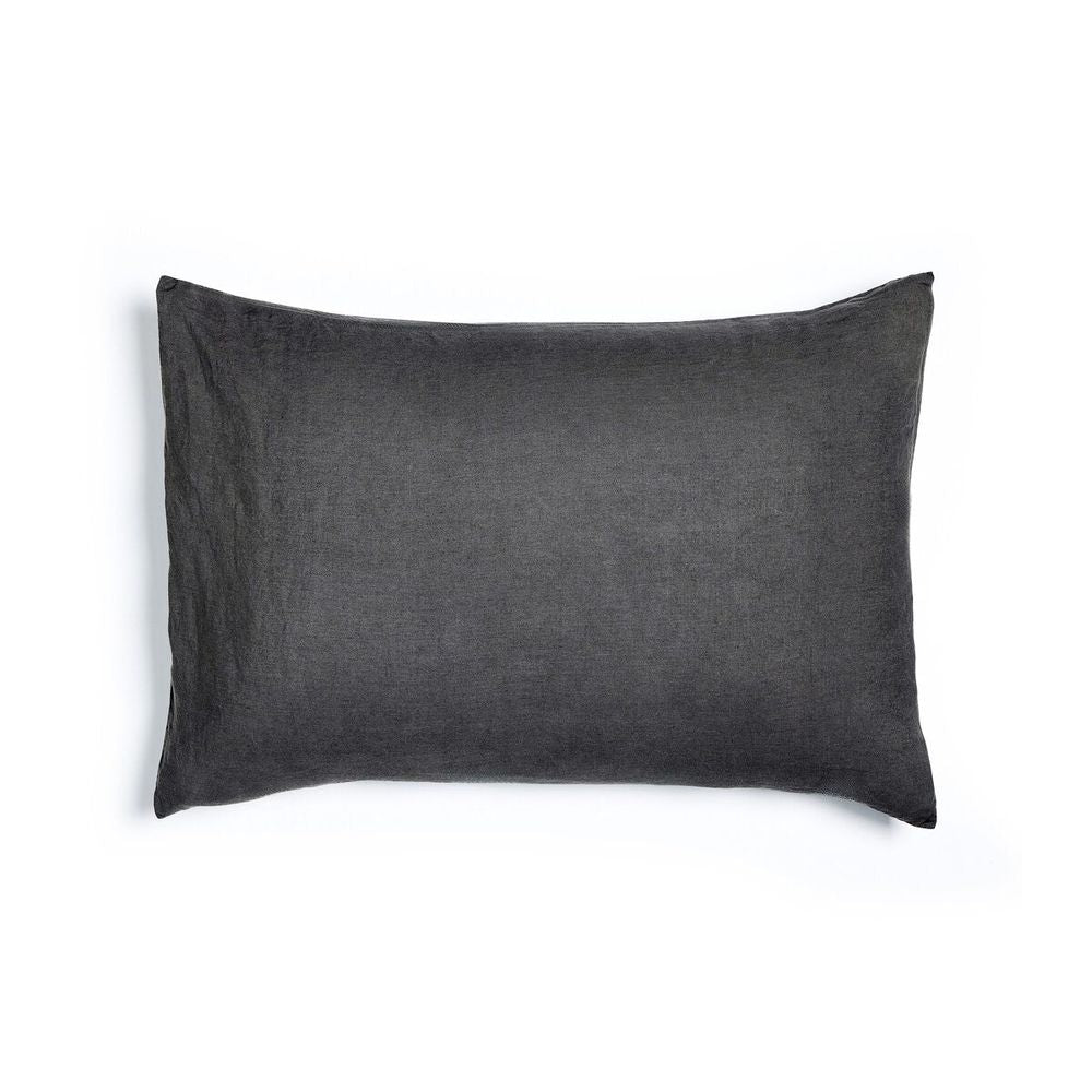 Bedding: Shams Fable Sham, Set Of 2 - Sable Dark Grey - King