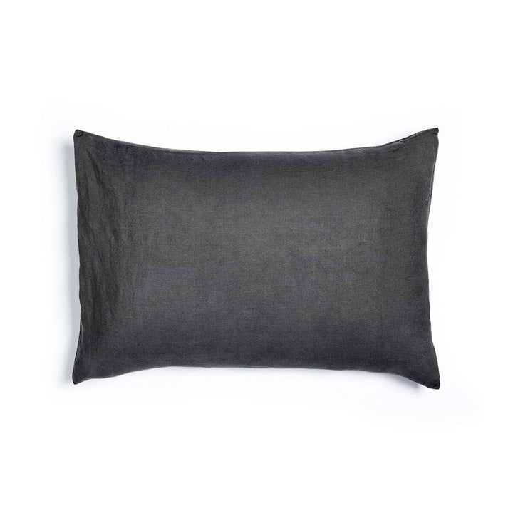 Bedding: Shams Fable Sham, Set Of 2 - Sable Dark Grey - King