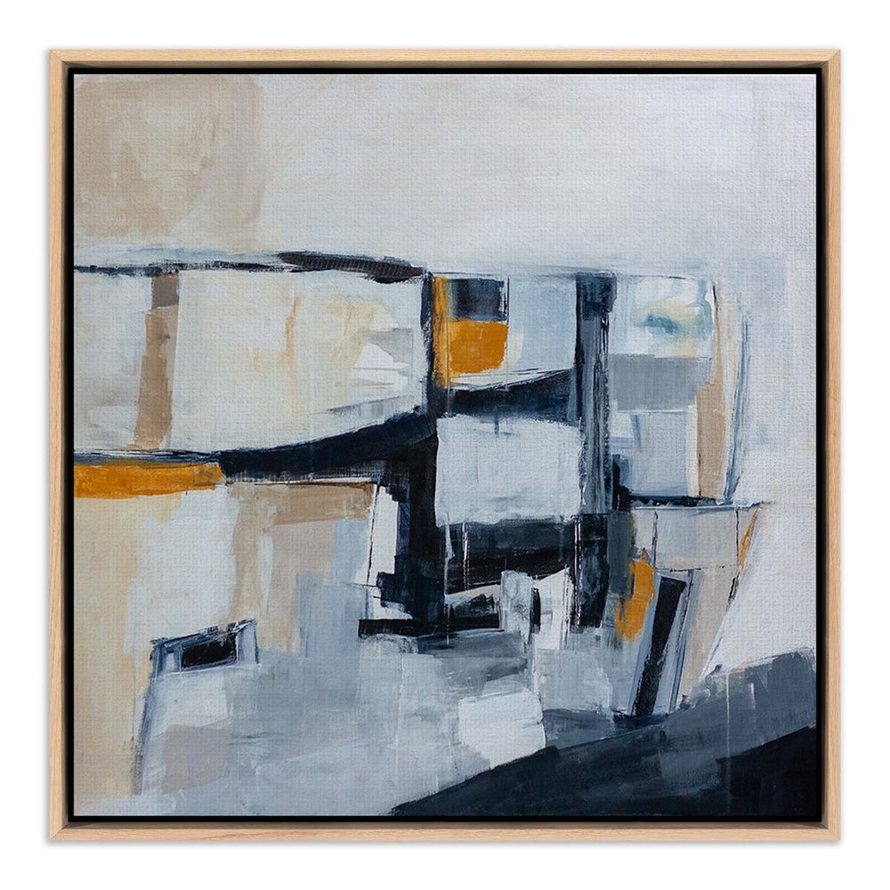 Wall Art To Be Free By Melanie Biehle - 32"X32" - White Oak Floater