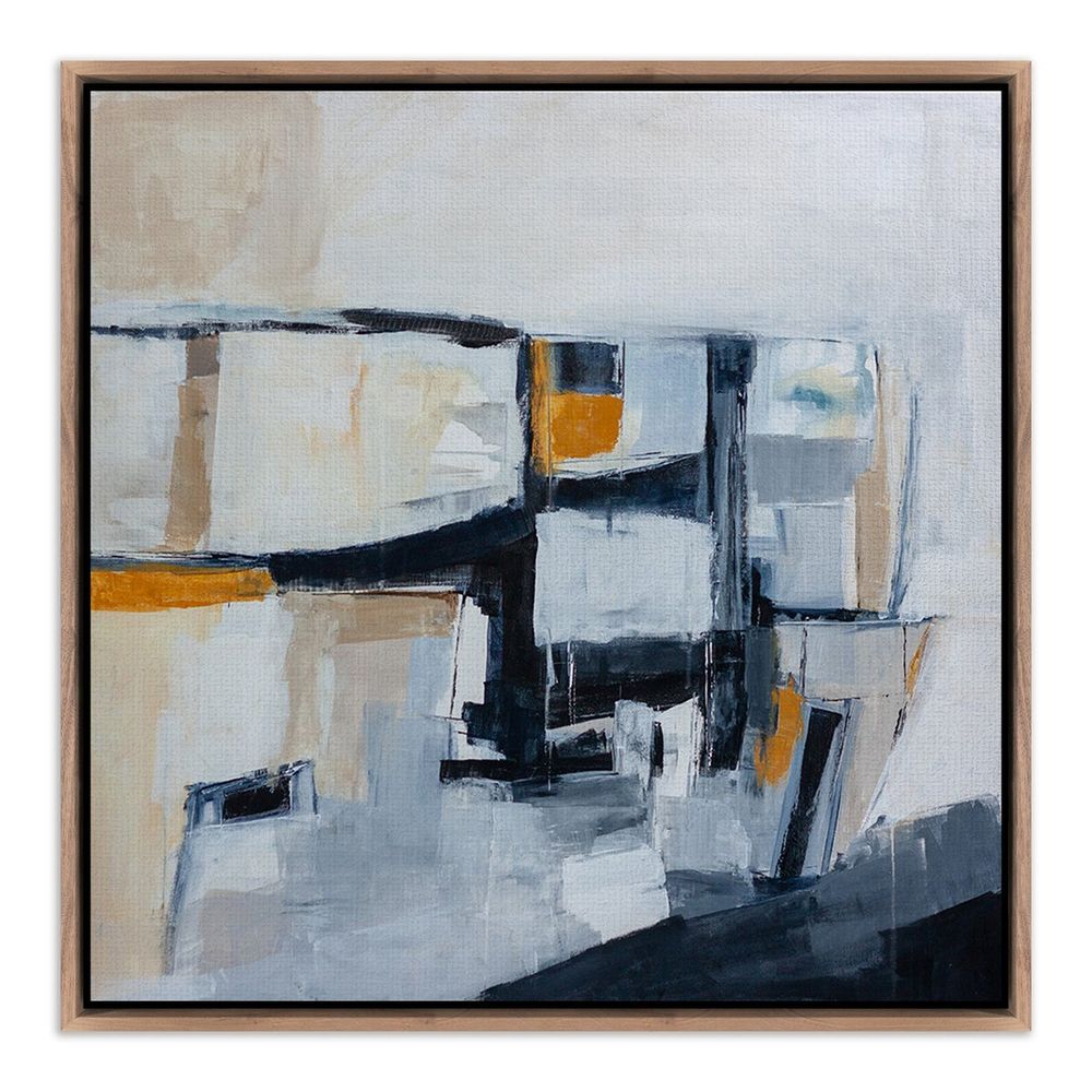 Wall Art To Be Free By Melanie Biehle - 32"X32" - Rustic Walnut Floater