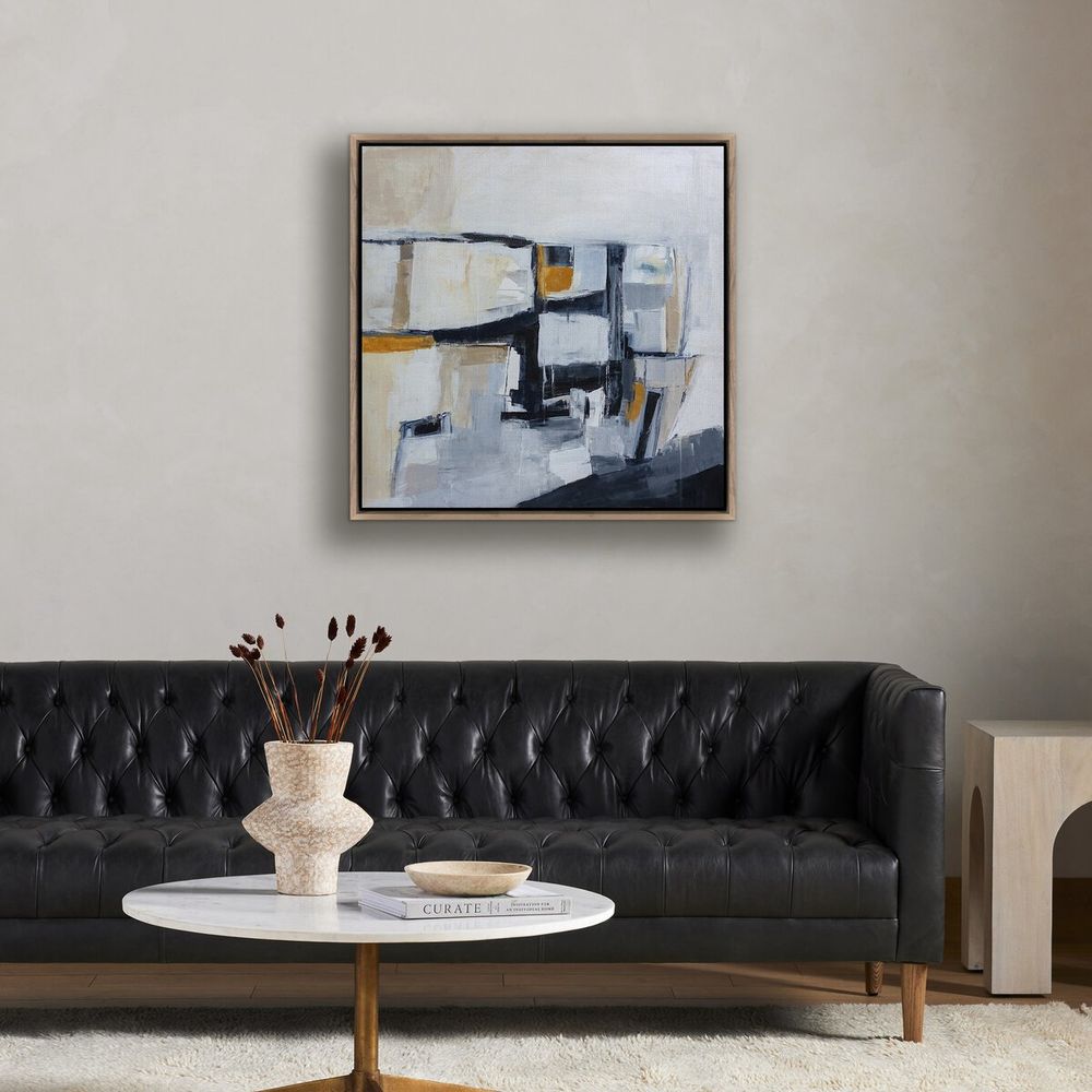Wall Art To Be Free By Melanie Biehle - 32"X32" - Rustic Walnut Floater