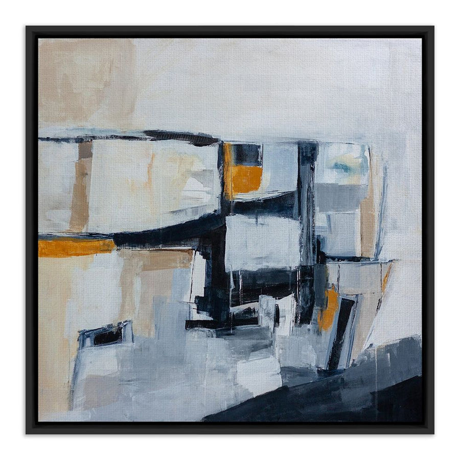 Wall Art To Be Free By Melanie Biehle - 24"X24" - Black Maple Floater