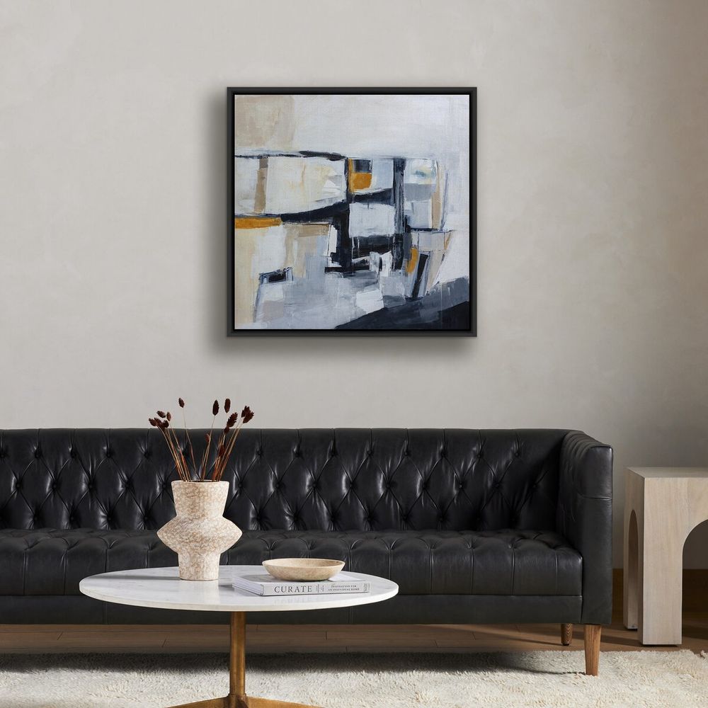 Wall Art To Be Free By Melanie Biehle - 32"X32" - Black Maple Floater