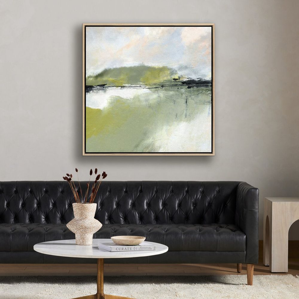 Wall Art Savor By Melanie Biehle - 40"X40" - White Oak Floater