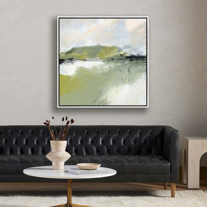 Wall Art Savor By Melanie Biehle - 40"X40" - White Maple Floater