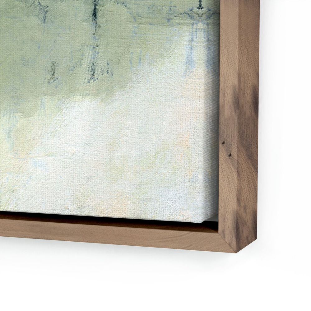 Wall Art Savor By Melanie Biehle - 54"X54" - Rustic Walnut Floater
