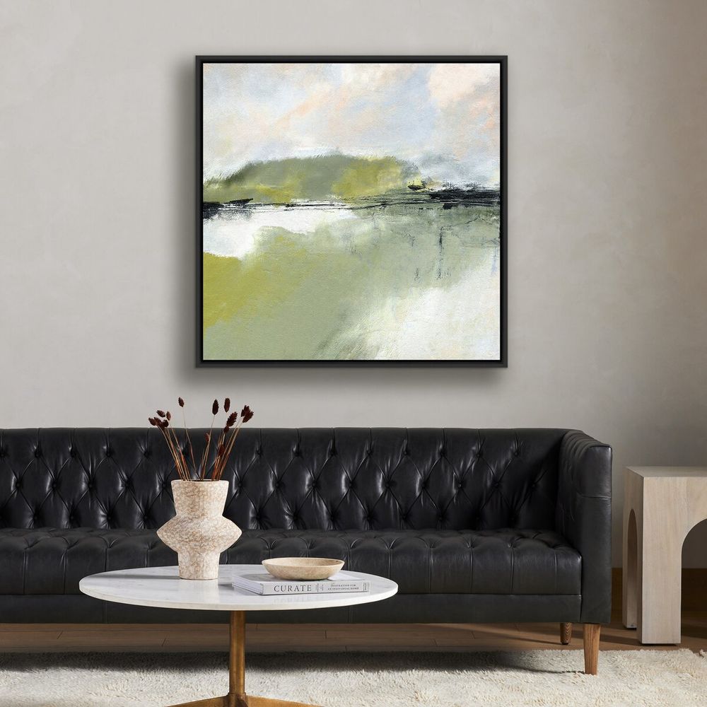 Wall Art Savor By Melanie Biehle - 40"X40" - Black Maple Floater