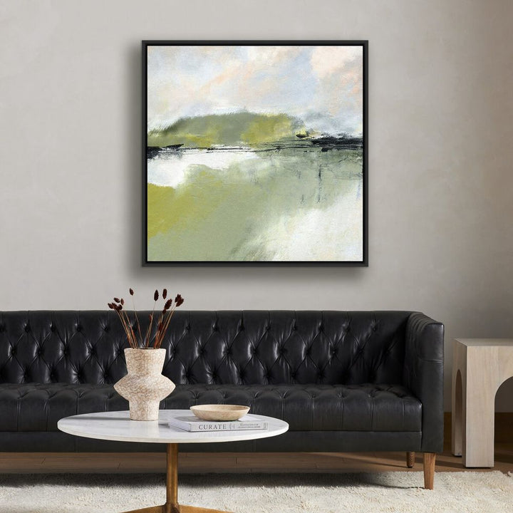 Wall Art Savor By Melanie Biehle - 40"X40" - Black Maple Floater