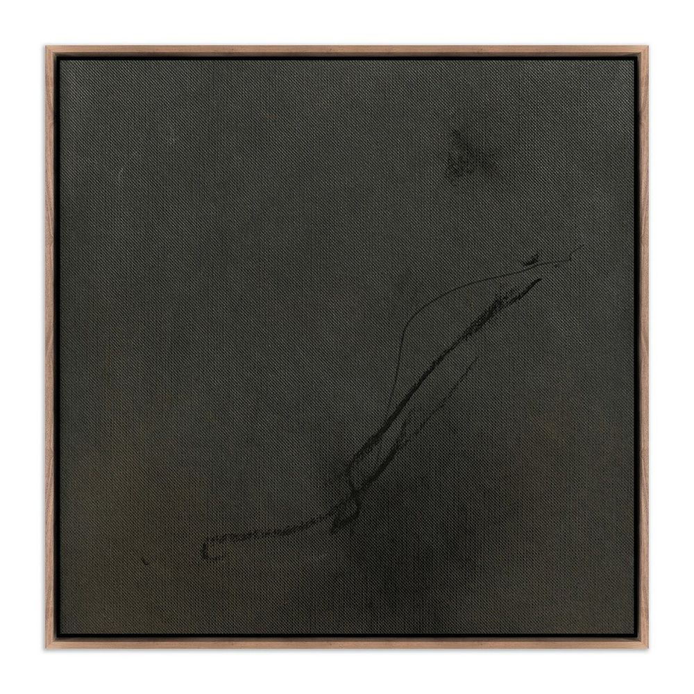 Wall Art By Chance By Karen Covey - 48"X48" - Rustic Walnut Floater
