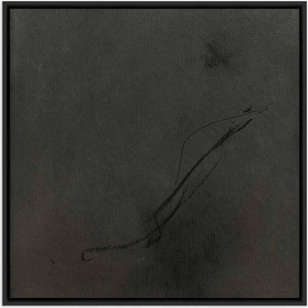 Wall Art By Chance By Karen Covey - 24"X24" - Black Maple Floater