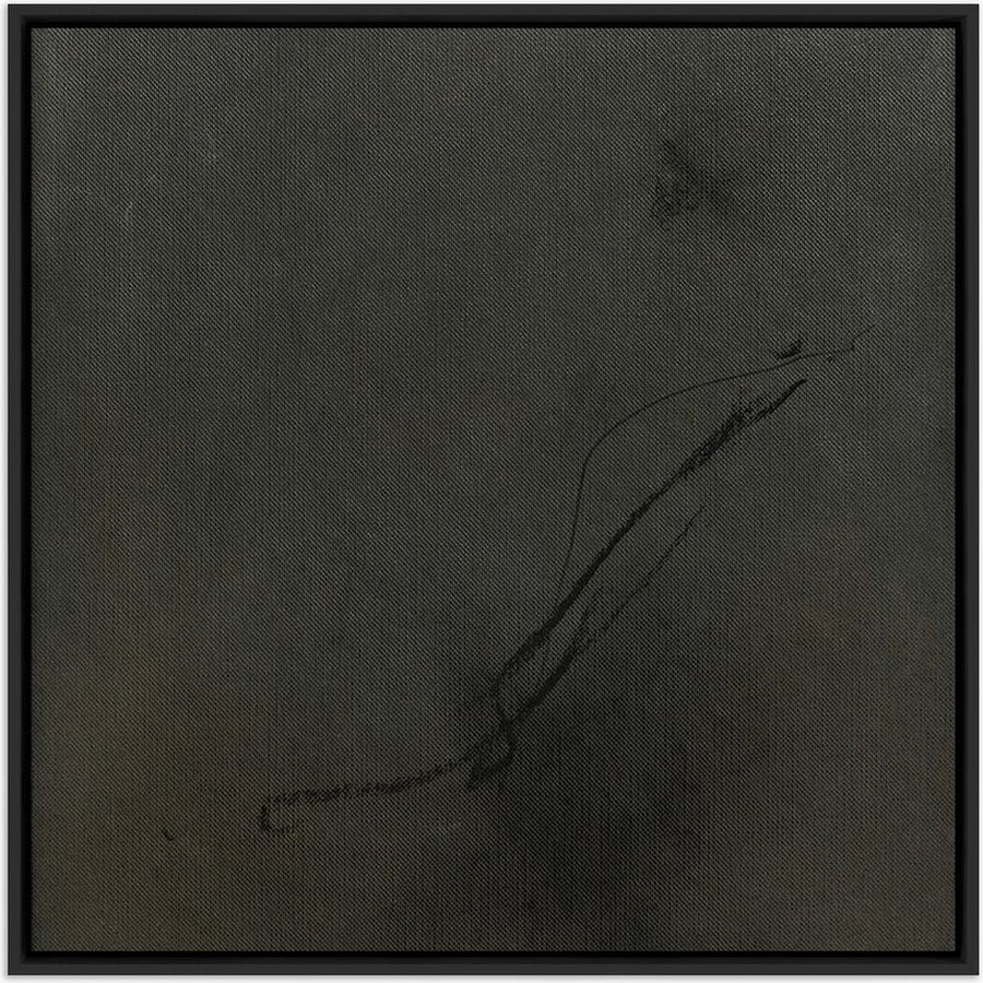 Wall Art By Chance By Karen Covey - 24"X24" - Black Maple Floater
