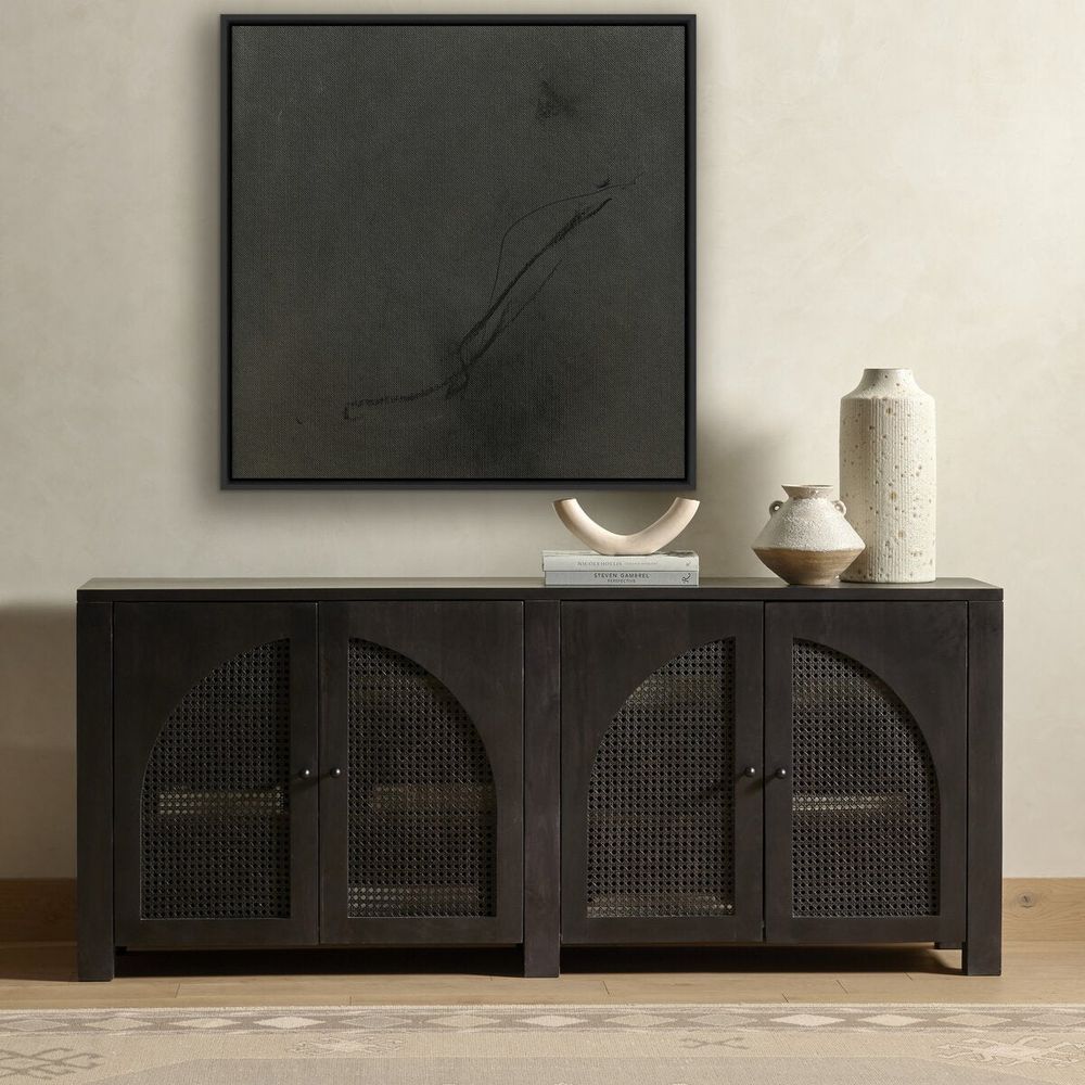 Wall Art By Chance By Karen Covey - 40"X40" - Black Maple Floater