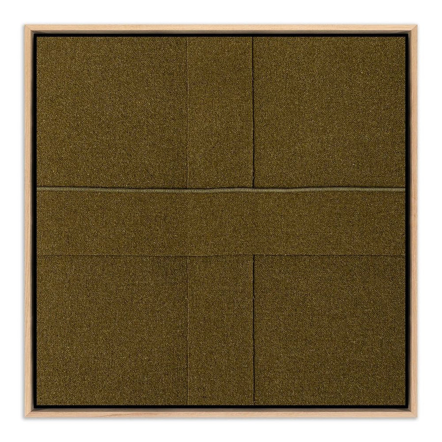 Wall Art Wwii By Karen Covey - 32"X32" - White Oak Floater