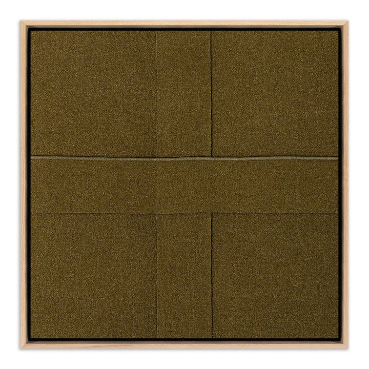 Wall Art Wwii By Karen Covey - 24"X24" - White Oak Floater