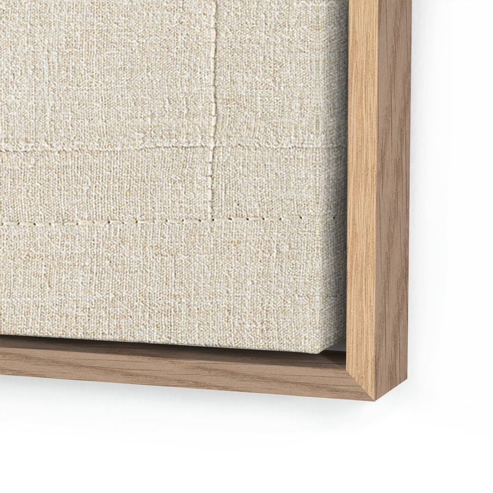 Wall Art Boxed In By Karen Covey - 24"X24" - White Oak Floater