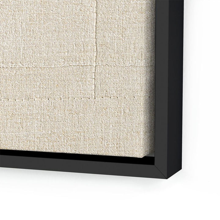 Wall Art Boxed In By Karen Covey - 48"X48" - Black Maple Floater