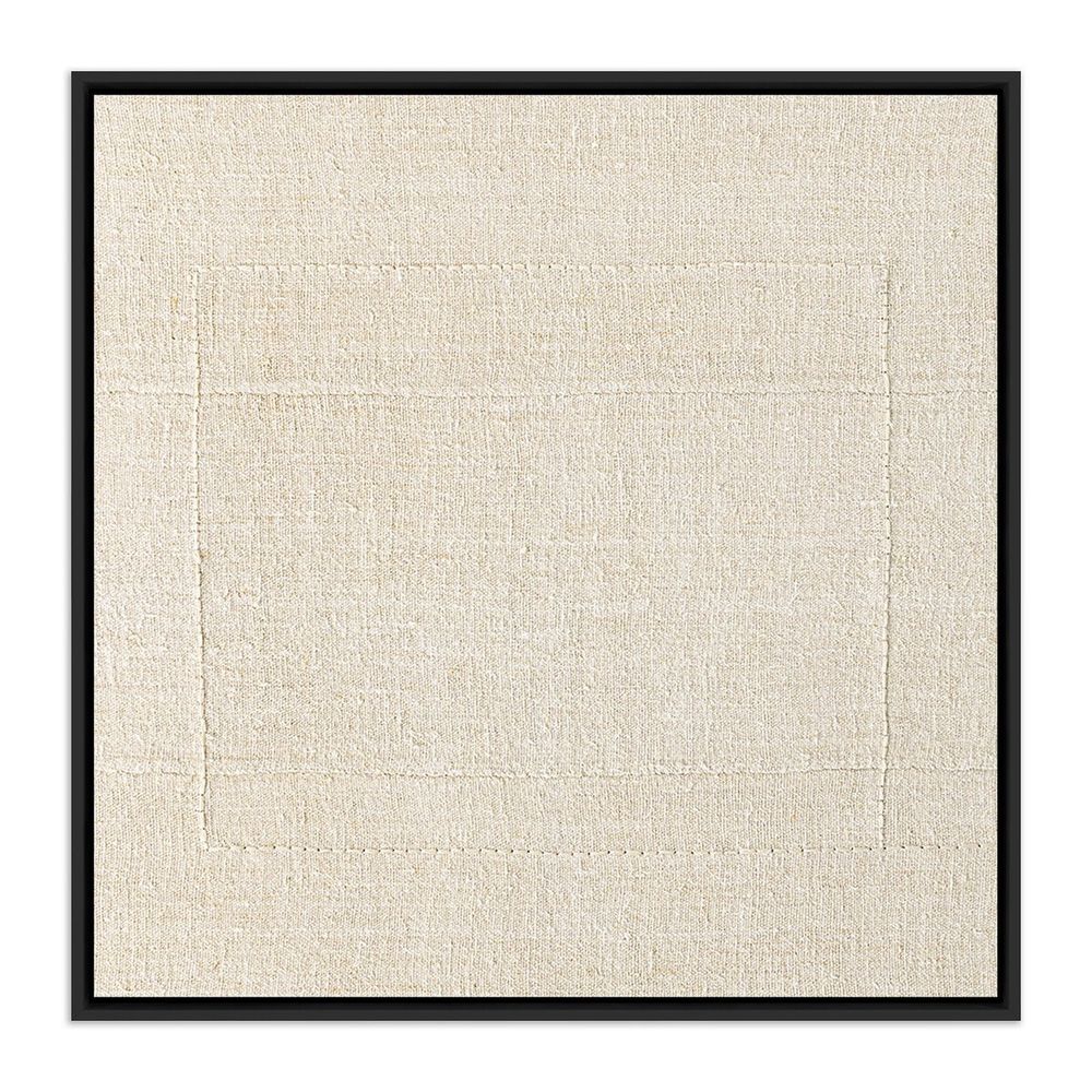 Wall Art Boxed In By Karen Covey - 48"X48" - Black Maple Floater