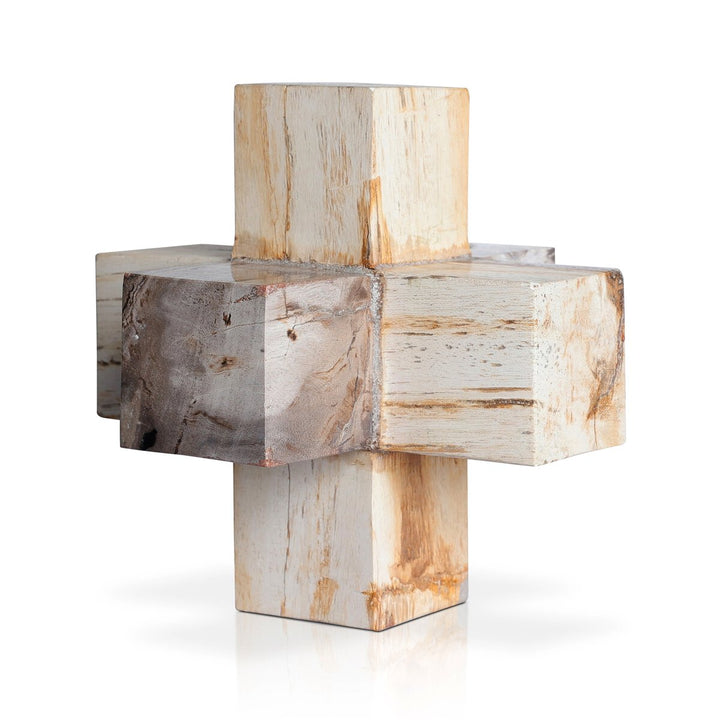 Fossil Wood Jack - Light Petrified Wood