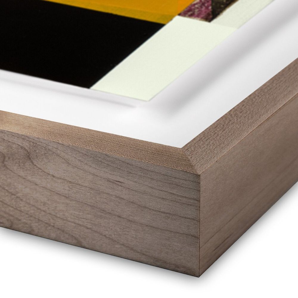 Wall Art Trajectory By Alyson Khan - 18"X24" - Rustic Walnut