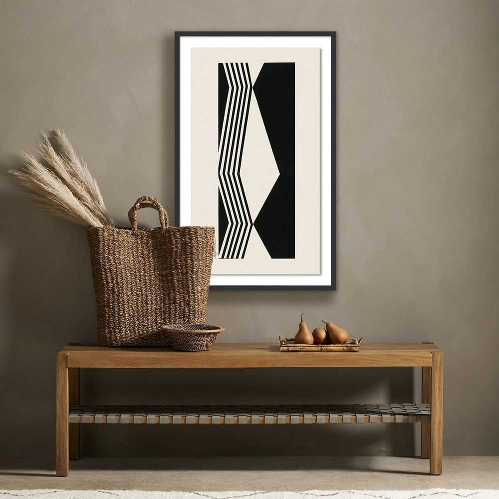 Wall Art Touch By Alyson Khan - 25"X40" - Black Maple