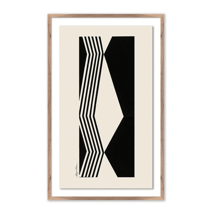 Wall Art Touch By Alyson Khan - 16"X24" - Rustic Walnut