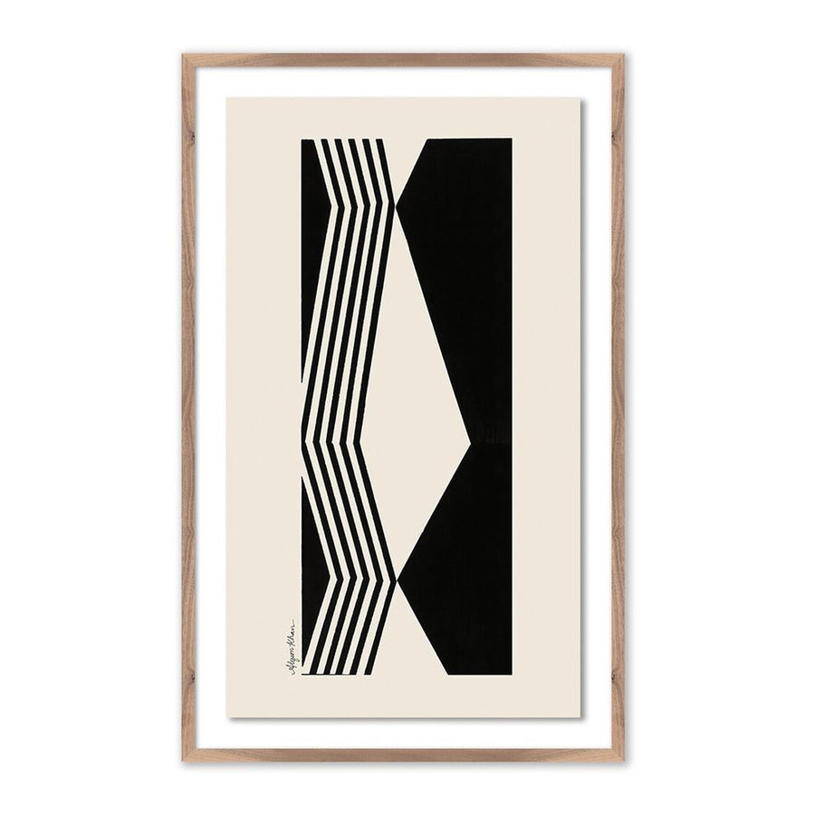 Wall Art Touch By Alyson Khan - 16"X24" - Rustic Walnut
