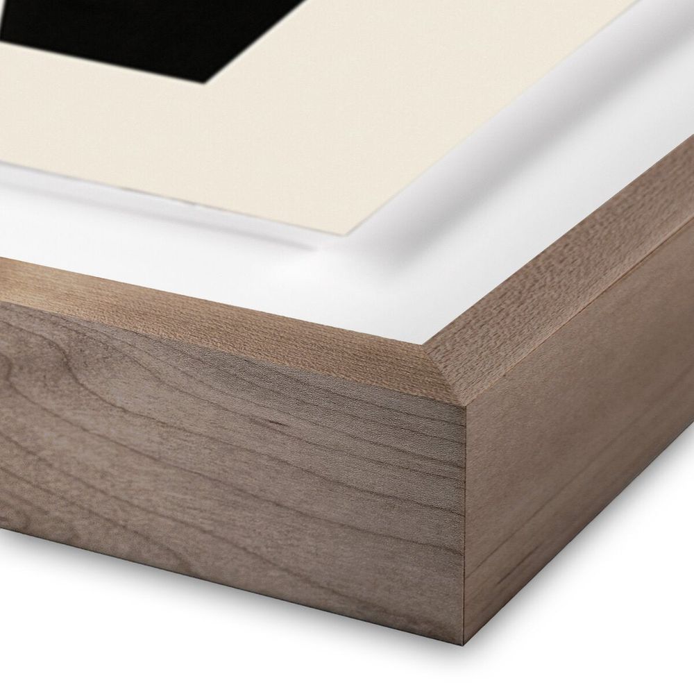 Wall Art Touch By Alyson Khan - 25"X40" - Rustic Walnut