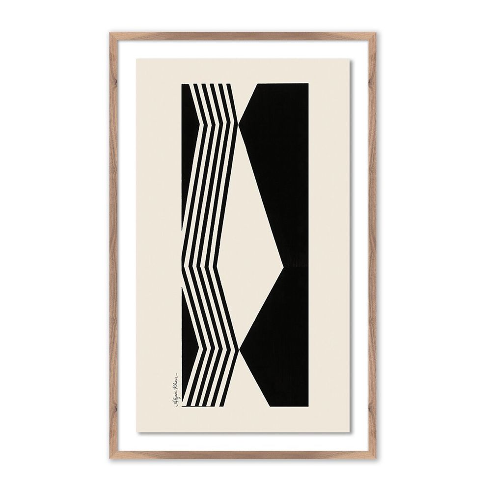 Wall Art Touch By Alyson Khan - 25"X40" - Rustic Walnut